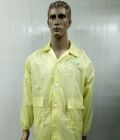 黄色防静电绸夹克衫（施耐德LOGO，百级款Ⅱ）